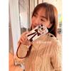 Sweet Burgundy Bow Makeup Mirror Is Suitable for Apple 17promax Mobile Phone Case Iphone16pro New 1.