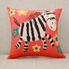 Cute Cartoon Cushion Cover Elephant Cat Decorative Pillowcase Giraffe Throw Pillow Case For Sofa Funda Cojin Kussenhoes