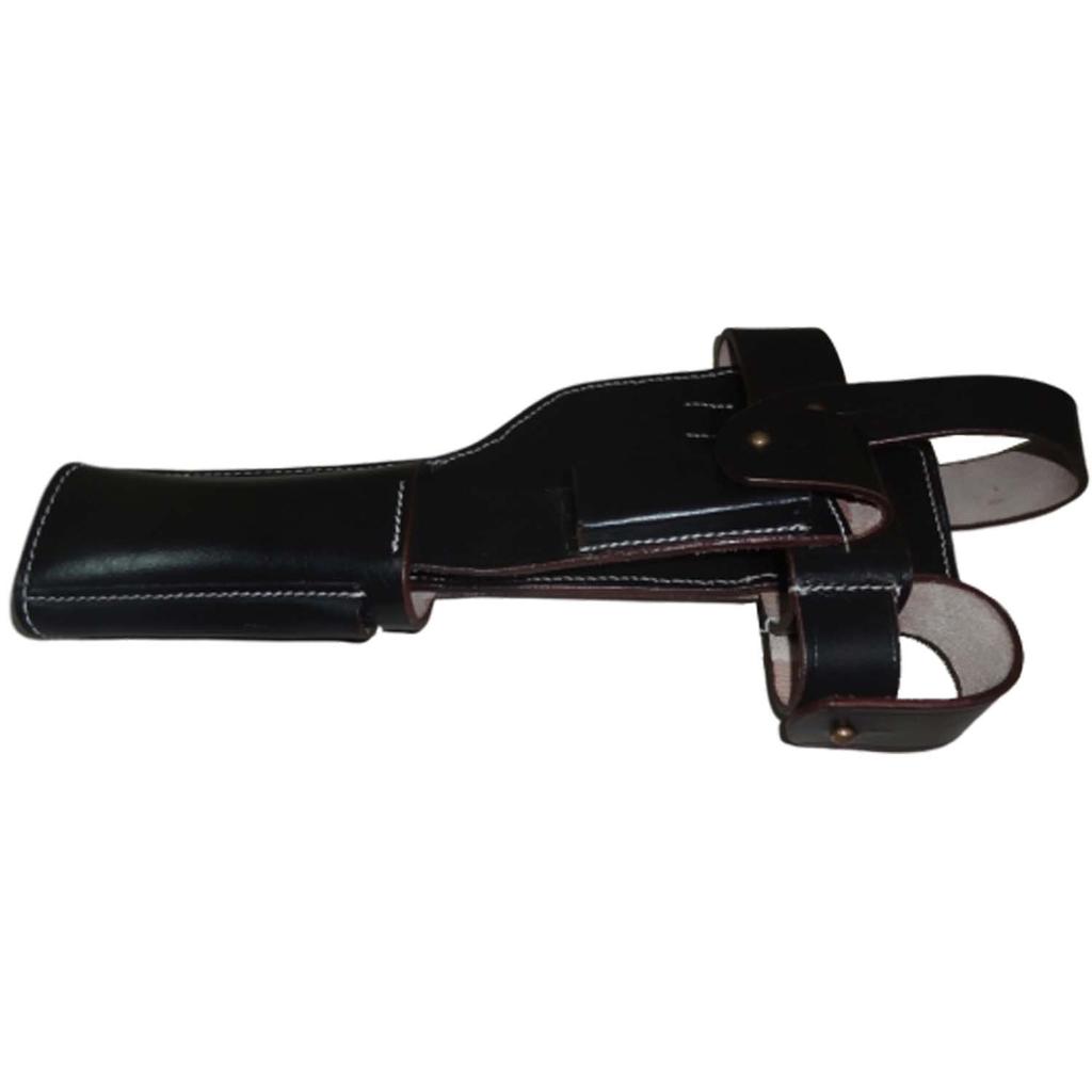 German C96 Broomhandle Mauser Holster Dark Brown Color w/ Hand Grips - Repro EE-60DO-B0SH