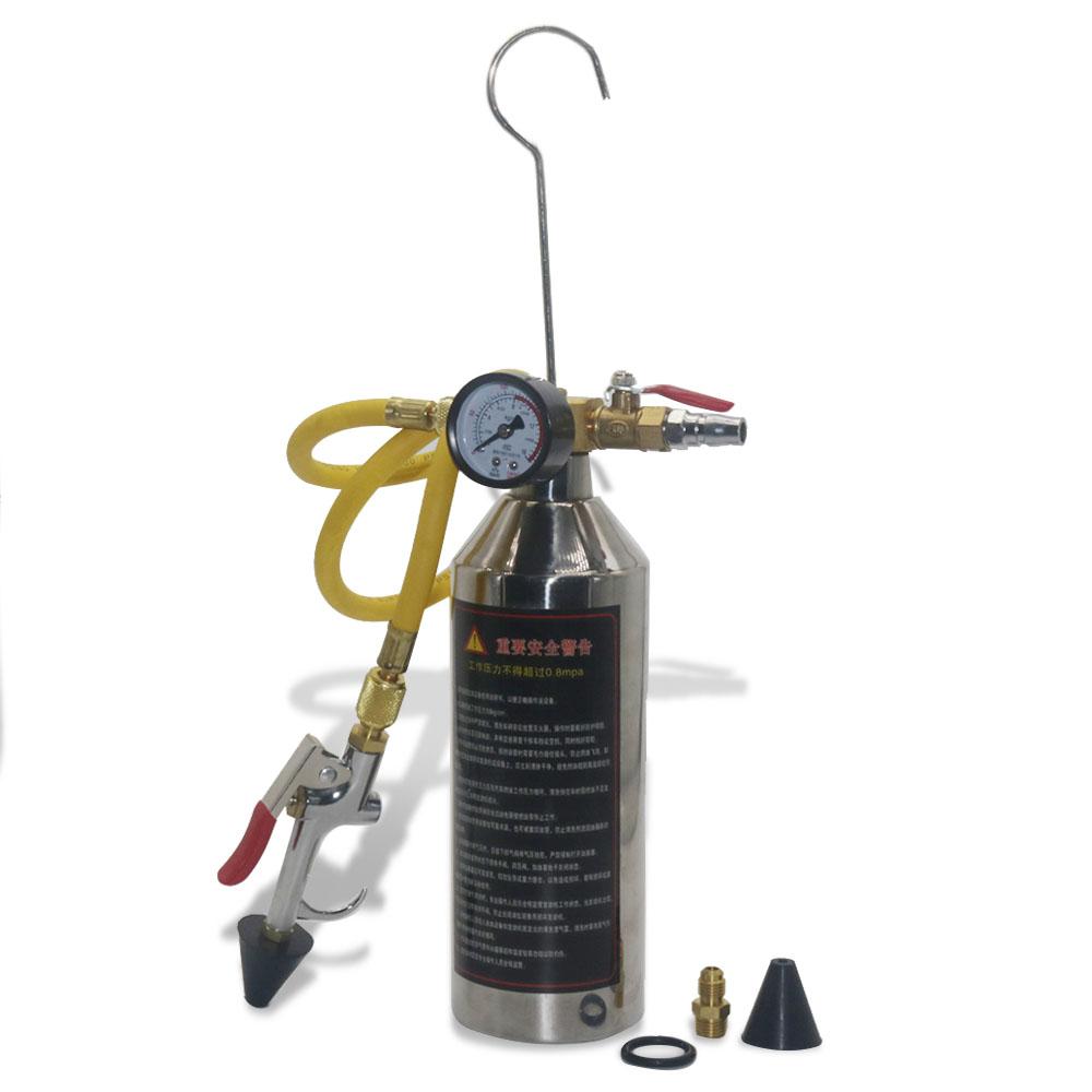 A/C AC Air Conditioner System Flush Canister Gun Kit R134 R12 R22 R410 R404 Set
