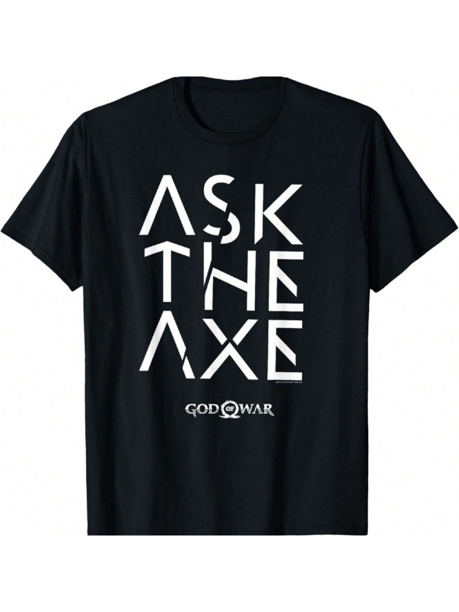 God Of War Ask The Axe T-Shirt T-Shirt S разноцветный