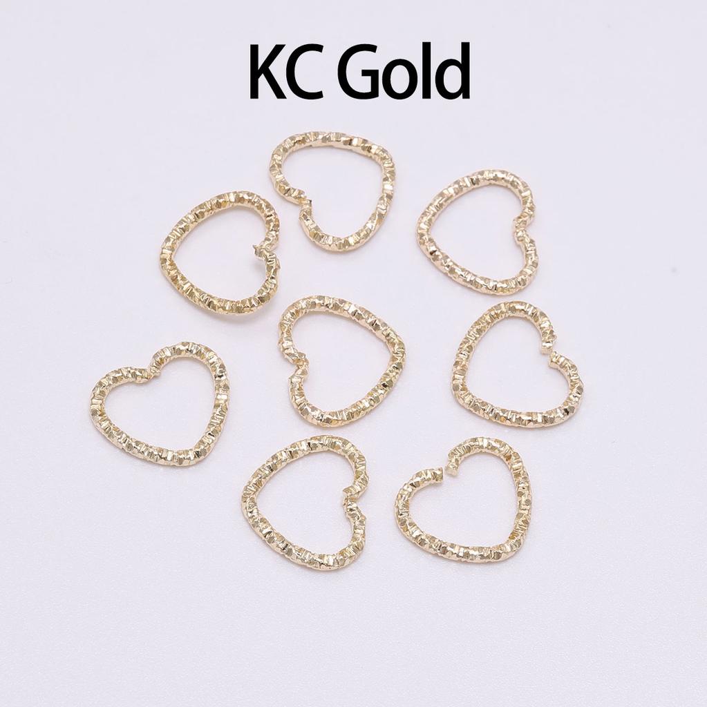 30-100 Stück/Los 8-20 mm Goldene Biegeringe Runde Gedrehte Sprengringe Verbinder Für DIY Schmuckzubehör Herstellungsbedarf