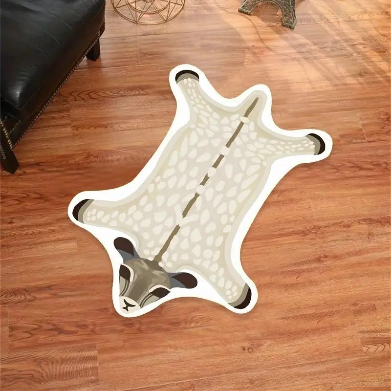 Irregular Living Room Carpet Stain Resistant Long Strip Sofa Carpet Bedroom Easy To Maintain Bedside Carpet