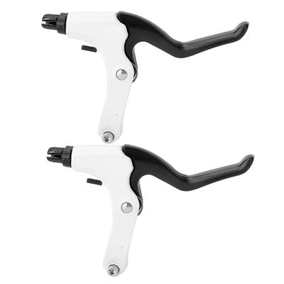 1 Paar Fiets Fiets Aluminiumlegering Remhendel Handvat Stuur Fietsen Wit