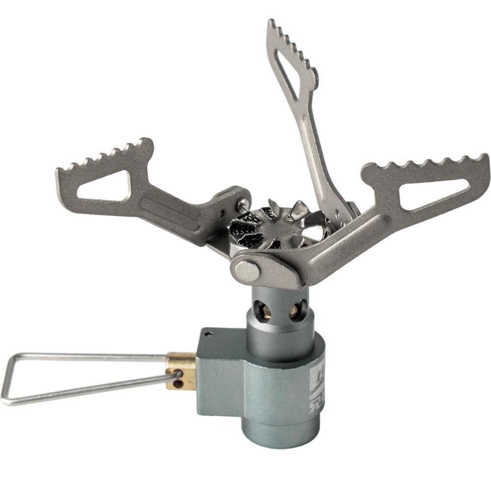 BRS-3000T Titanium Mini Camping Gas Burners 25g One-Piece Pocket Stove Outdooor Hiking Folding Cooking Furnace Portable