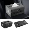 Car Tissue Box Hanging Armrest Box Car Seat Back Folding Paper Bag For Cadillac Logo CT4 CT5 XT5 XT6 XTS ATS-L Accessories