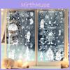 Window Snowflake Reindeer Sticker Static Pvc Glass Decals For Christmas Decor