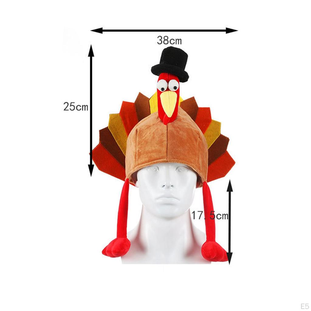 Pălărie de curcan pentru Ziua Recunoștinței - Crăciun moale și confortabil pentru adulți și copii