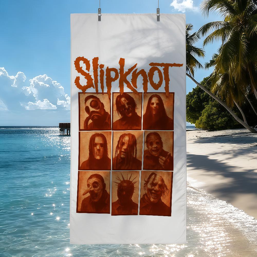 Rock band S-Slipknot Towel Drying Bath Towel Applicable To Light Swimming Camping Yoga Beach Out