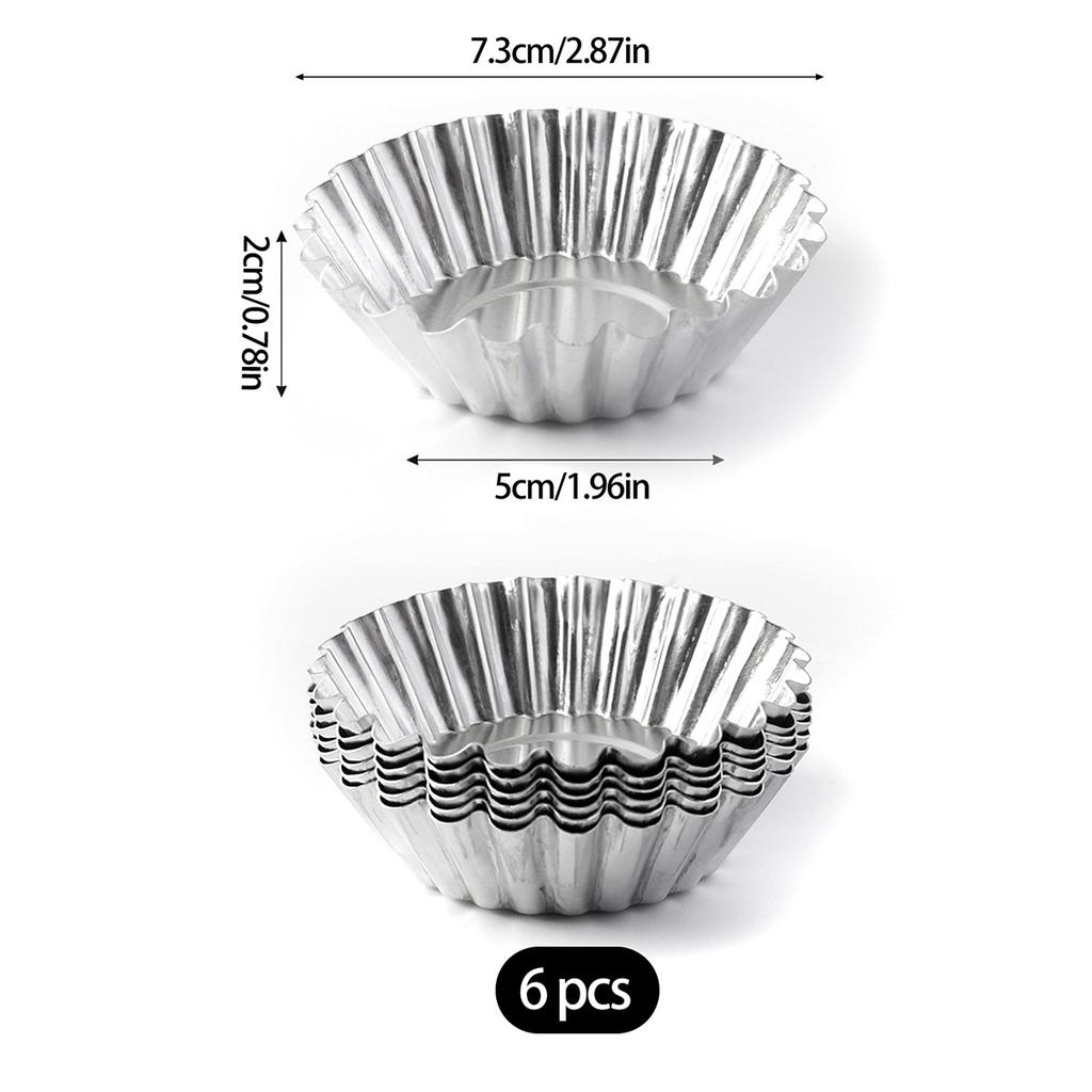 Aluminum Alloy Canelé Mold, French Pastry Non-Stick Tart Pan, Kitchen Baking Tool