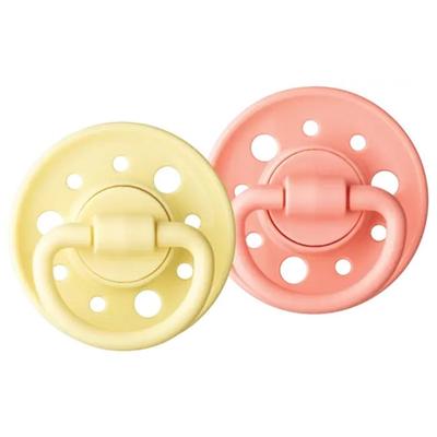 Duo Rubber Pacifiers - DODIE - GAIA - Round - 6/36 Months - Under the Sun