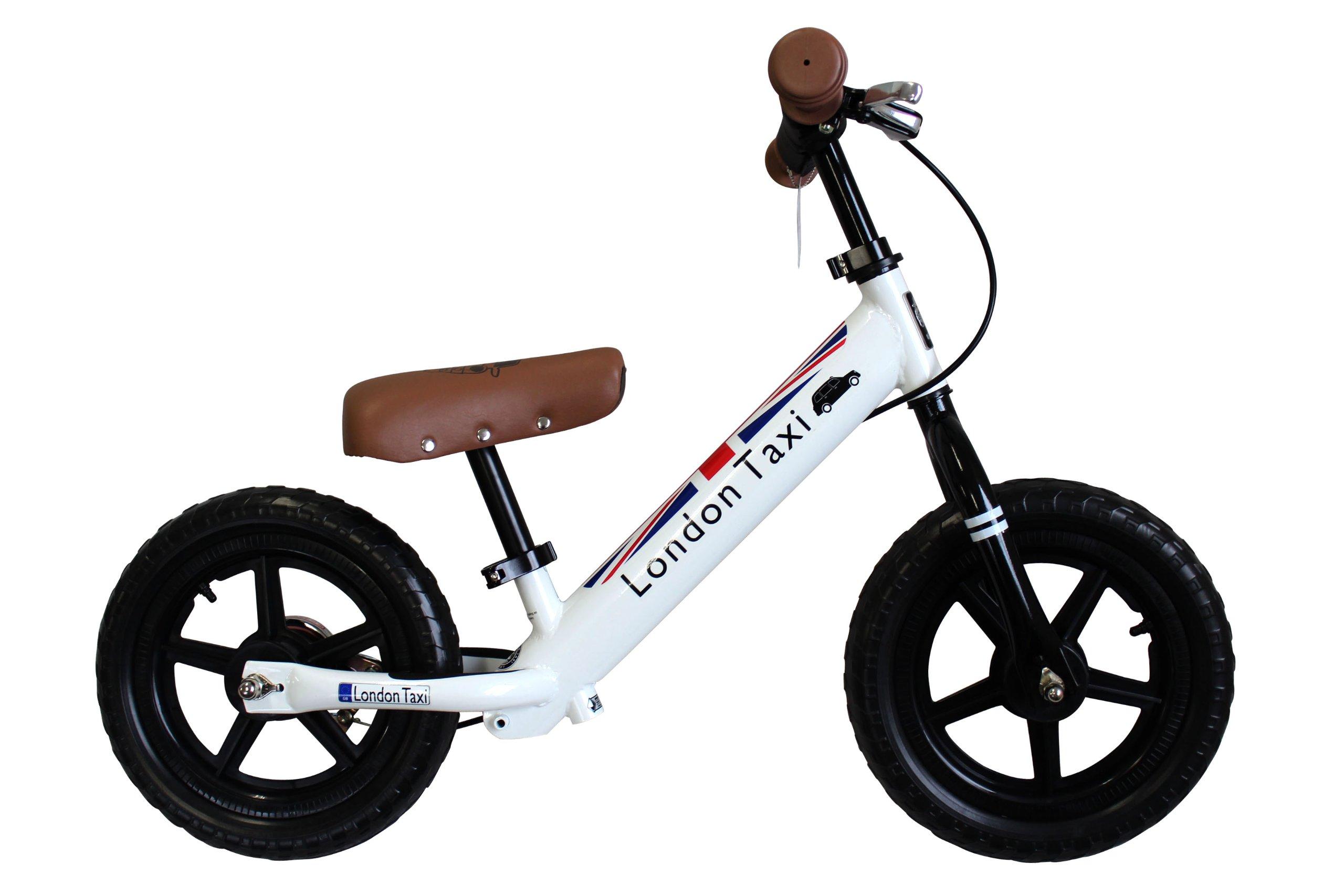 JEFFERYS London Taxi Kick Bike 12-inch, White
