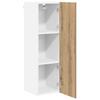 Artisan Oak Wall Mounted Cabinet 30 X 31 X 100 Cm Engineered Wood