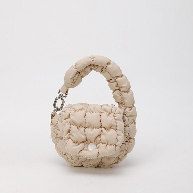 Fashionable New Style Pleated Cloud Bag Mini Change Purse Decorative Korean Storage Portable Decoration All-match Small
