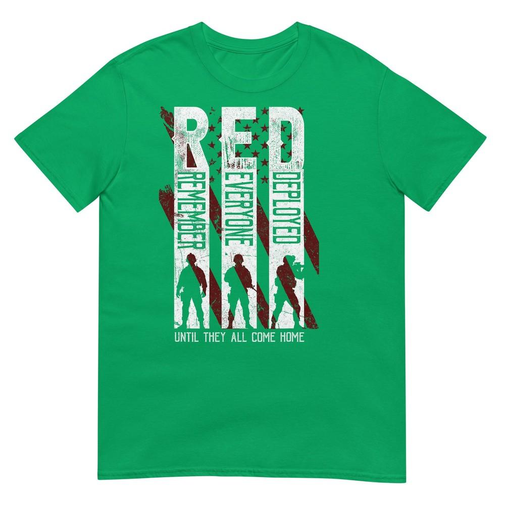 RED Friday Militär Erinnere an jeden eingesetzten Veteranen T-Shirt