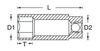 SIGNET Drive Deep Socket 11207 1/4 3/8"