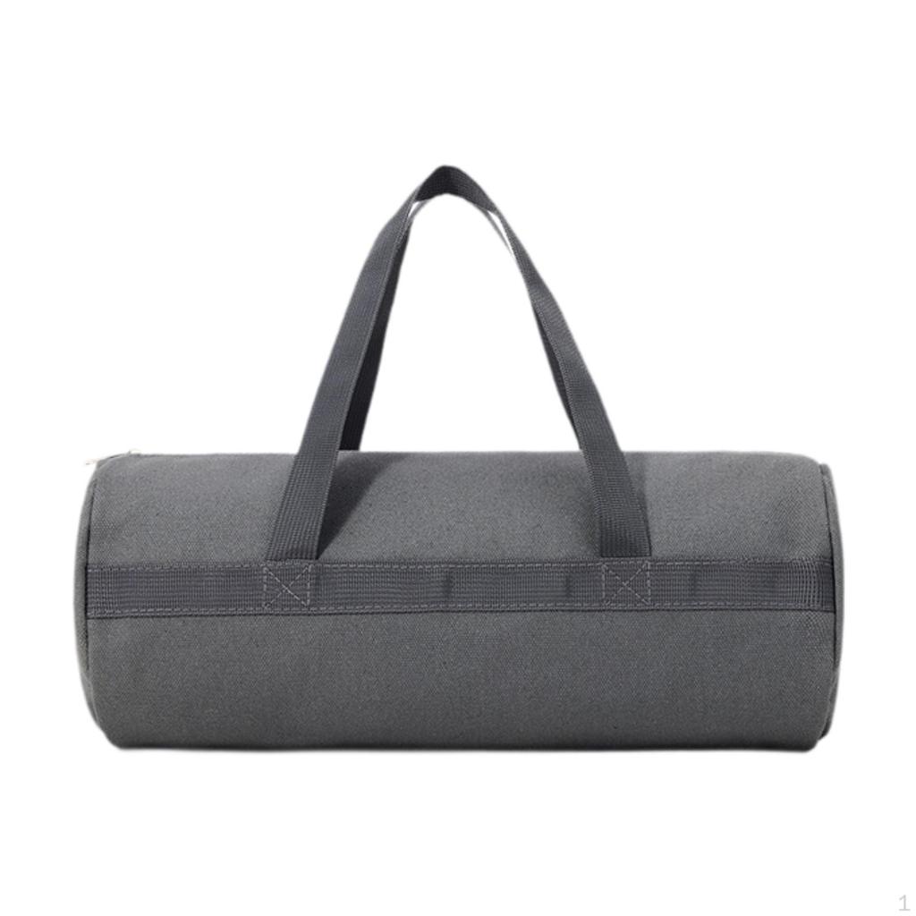 Outdoor Storage Bag Canvas Camping Equipment Organizer Tent Stakes Zipper Carrying Portable