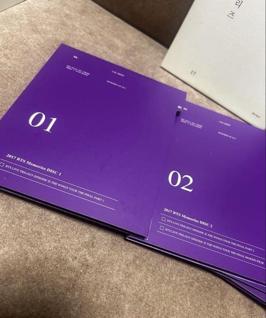 [USED] BTS MEMORIES OF 2017 Blu-ray with Japanese subtitles