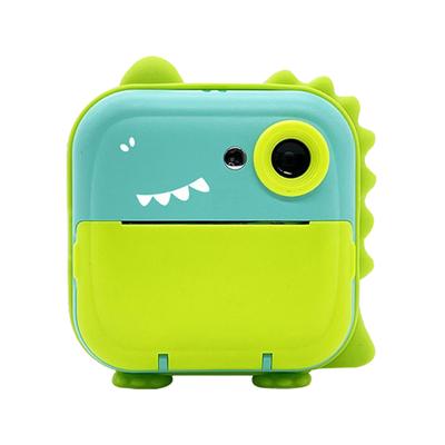 Kids Instant Print Camera 2400W High-Clear Digital Camera with 2.4" Screen Cartoon Inkless Thermal