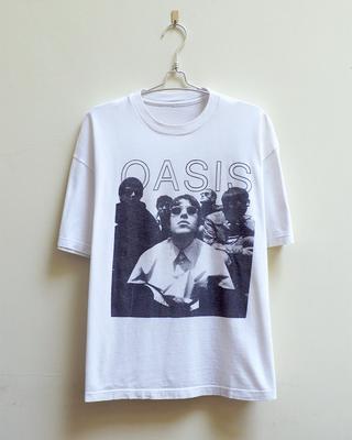 Vintage 90er/00er Oasis Bandmitglieder Liam Noel Gallagher Blur Pulp Verve Hemd XL