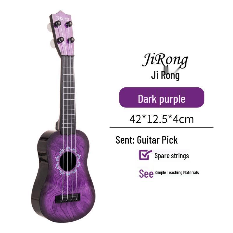Beginner Ukulele for Students - Stylish, Cute Small Guitar with Monster Design, Ideal for Self-Study