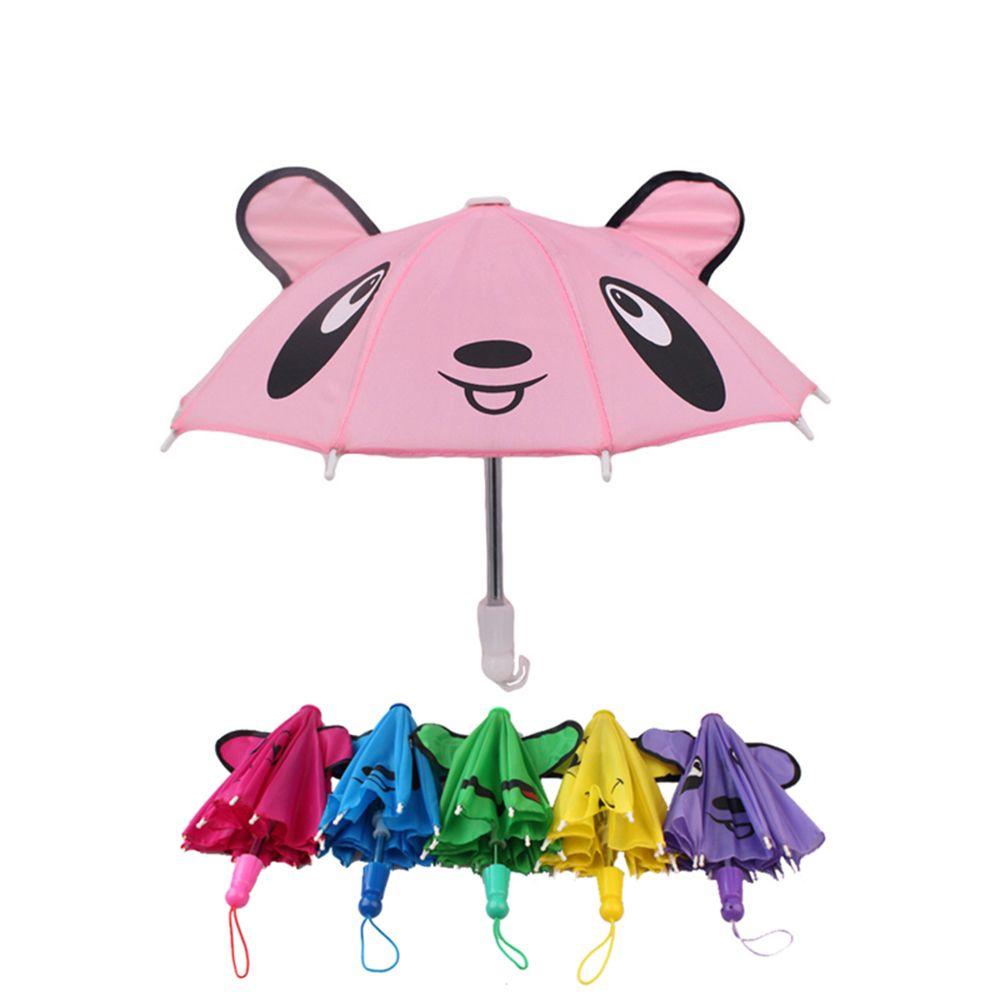 Handmade Kids Gift Dolls Doll Accessories Animal Patterns Umbrellas Umbrella Sunshade