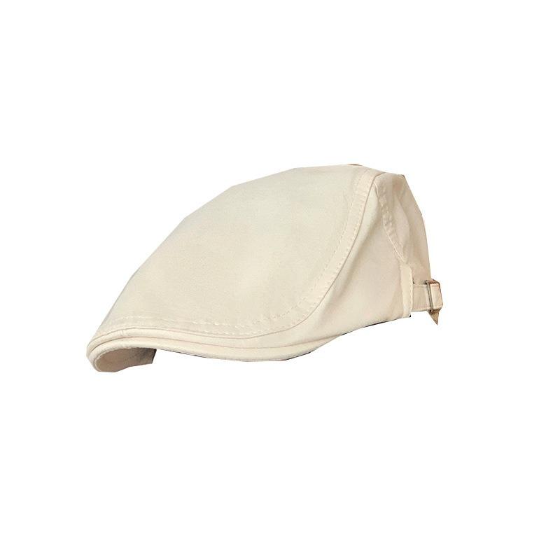 25 Early Autumn New British Retro High-quality Forward Hat Women's Solid Color Face Ducktongue Beret Tide