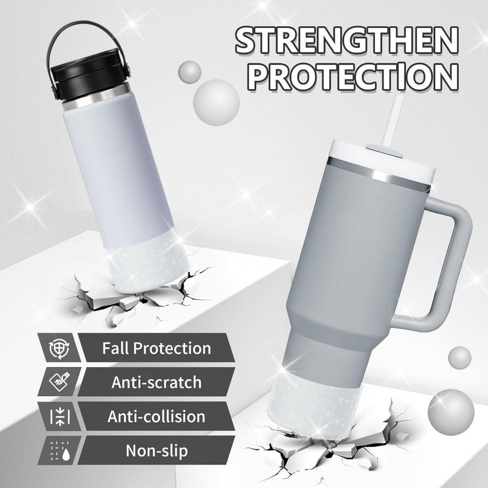 1 ks ochranný silikonový návlek na botu kompatibilní s hrnkem Tumbler 20-40oz Hydro Flask Drinkware