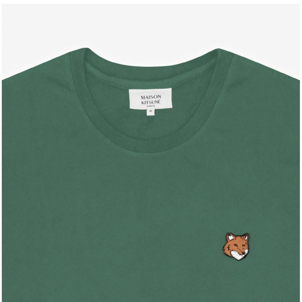 Maison KiTune Men Fox Head PaTch ShorT Sleeve T shirT P399