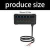 Fuse Junction Box Car Motorcycle Vehicle 12V 20A Circuit Holder with LED Indicator Light Heat Resistant Accessories