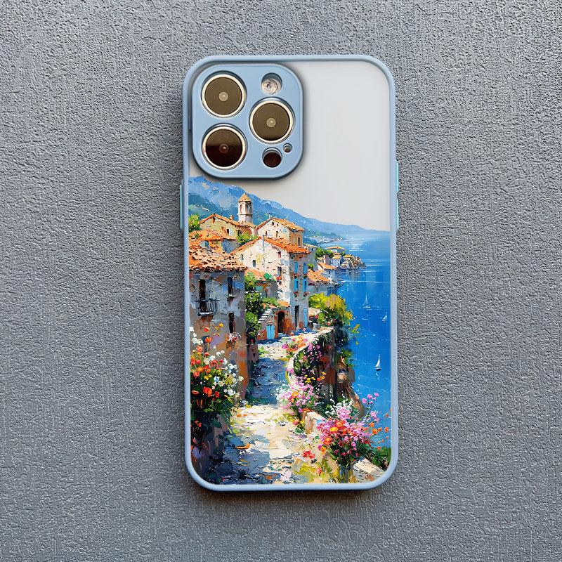 Island Scenery Summer Sky Landscape Phone Case For iPhone 17 Pro Max 11 14 16 15 Pro Max Plus 13 12 Mini Pro Max Back Covers