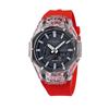 CASIO Unisex Liquid Crystal/Analog Dual Display Series Black Watch GA-2100-1A(Watch4--)