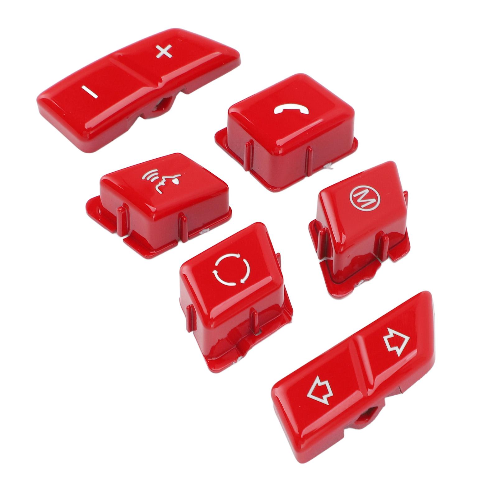 

6 шт. Кнопки управления на рулевом колесе Спортивные декоративные кнопки на рулевом колесе для интерьера