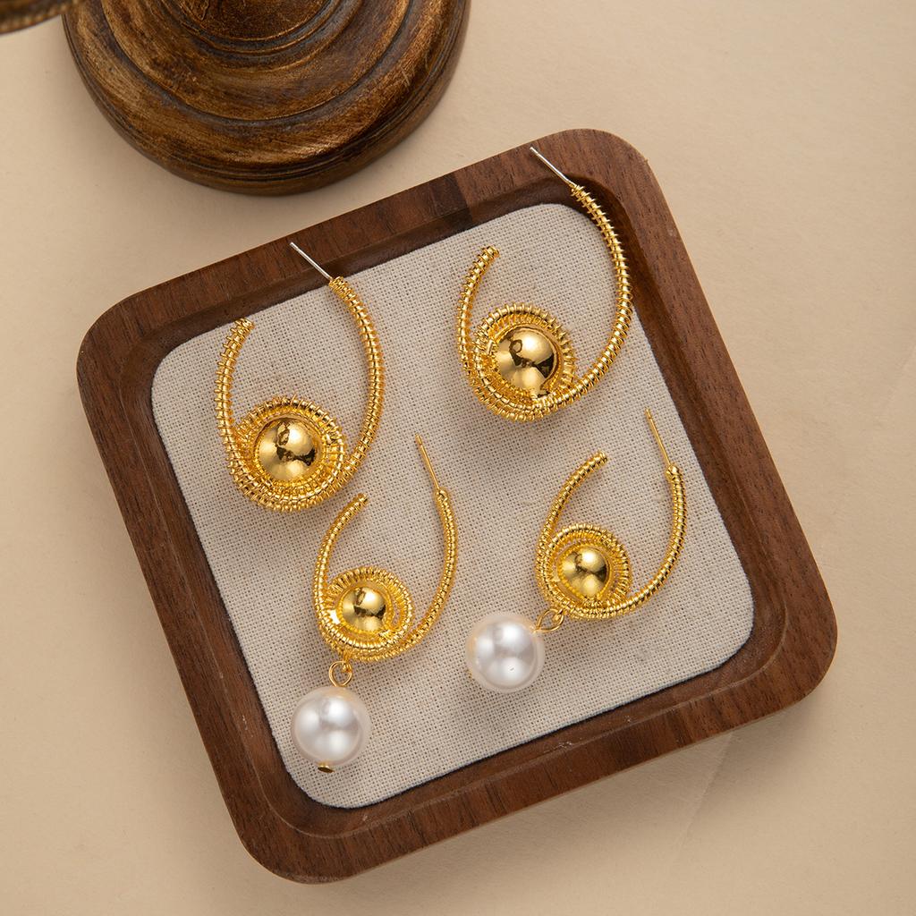 Unique and Exaggerated Metal Earrings for Women with Fashionable and High-grade Design - Stand Out In Parties