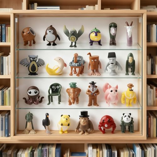 Italian Brain Rot Meme Figures, 24-Piece Surprise Box, Italian Brain Rot, A Taste of Madness and Fantasy, Foldable Interactive Figures, 3cm-5cm Tall,