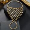 Personalisierter Kreativer Armreif Ring Integrierter Hohlmaschen-Armreif Indisches Bankett Schmuck für Damen