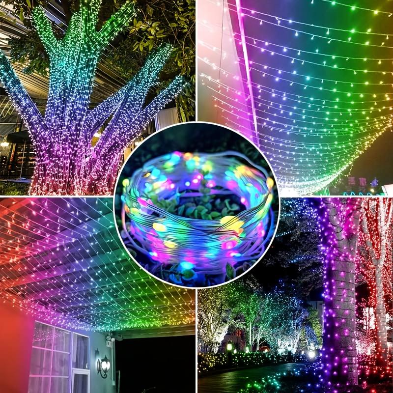 Dreamcolor RGBIC USB Sting Light Bluetooth APP DIY Christmas LED Fairy Lights Garland Decoration for Tree Wedding Birthday Party