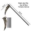 Halloween Props: Grim Reaper Scythe, Devil Trident, and Lincoln Cane Toy Set