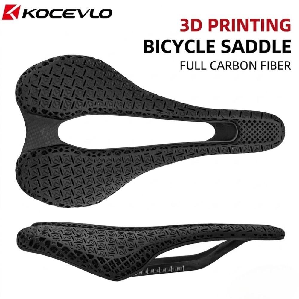 Slr 3D Printed Carbon Bicycle Saddle Ultra Light 155G Mtb Xc Road Gravel Off-Road Bike Seat Fit For Racing Cycling Auto Accessories