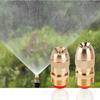 Easy Adjustment Adjustable Misting Nozzle Gardening Flow Rate 100-130L H Integrated Filter Design Robust Brass Material