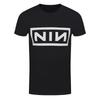 Camiseta Nine Inch Nails Logo NIN Oficial Preta Nova