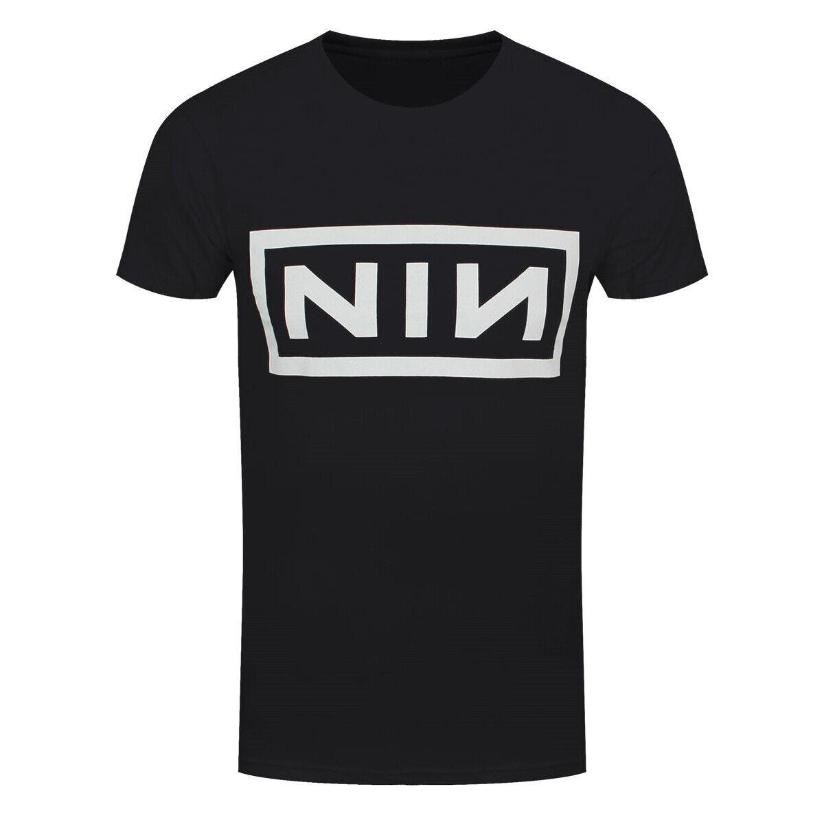 Футболка Nine Inch Nails Логотип NIN Официальная Черная Новая 4XL
