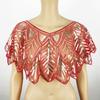 Sleeveless Evening Cape Sparkling Party Shawl Simple Sequins Shawl  Girl