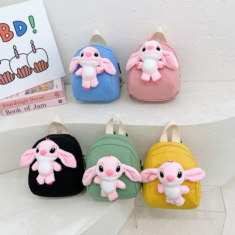 Doll Cartoon Backpack Schoolbag With Adjustable Shoulder Bags Straps