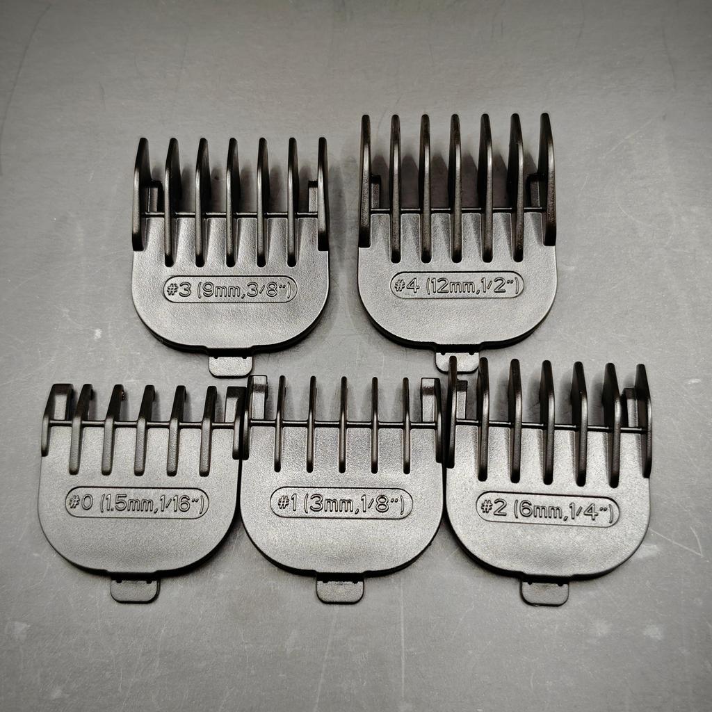 5PC Snap on Guide Comb Set (0# 1# 2# 3# 4#) Replacement For Remington PG4000 PG5000 PG6000 PG6110 PG6111 PG6130 PG6137 PG6150 PG6154