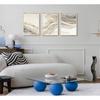 3Pcs Gold Abstract Marble Canvas Wall Art Modern Grey and Gold Fluid Painting Picture Wall Decor neutral Marble Poster Print Artwork for Bedroom