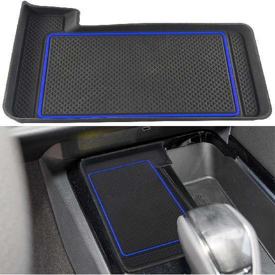 Center Console Liner for Toyota Camry Accessories 2025 2026, Charging Anti-Slip Mat, Silicone Protective Pad, Non-Slip Dust Interior, Custom Rubber