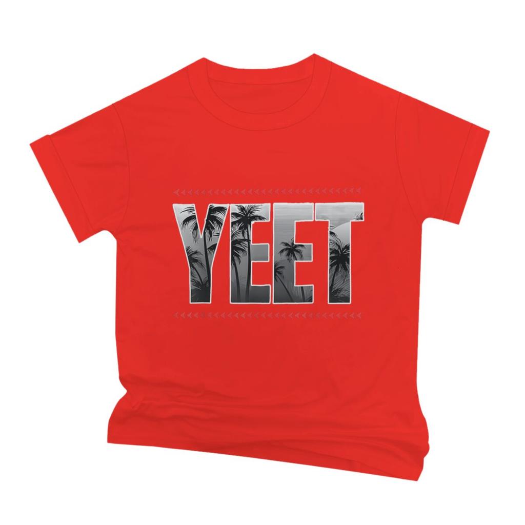 Vintage Yeet Letter Print Tshirts Funny Saying TShirt Mens Casual Short Sleeve Tees Humor Graphic Tops Male Tshirts