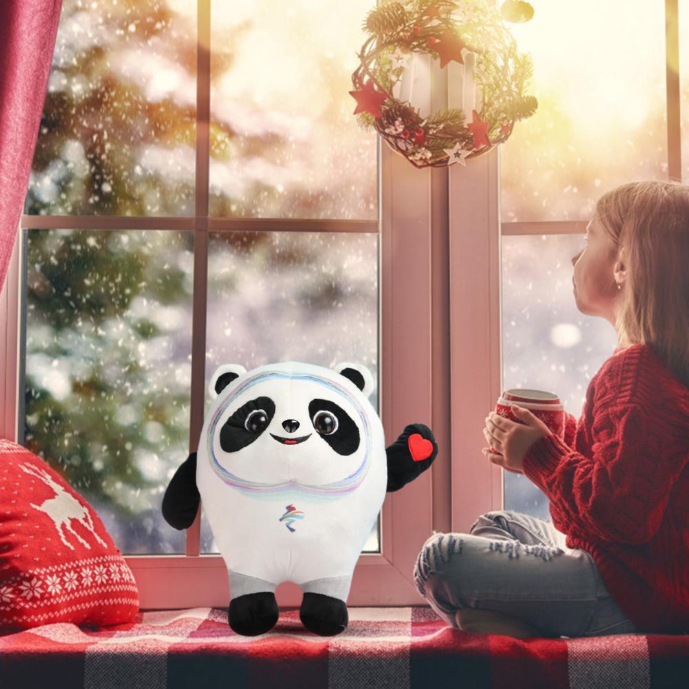 Winter Olympic Games Mascot Plush Toys Stuffed Fluffy Doll Collection Figurine Doll Birthday Gifts