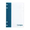KOKUYO Loose Leaf Binder A5 Campus Binder That Can Be Used Like a Notebook 2 X 2 Rings Navy - NP134DB